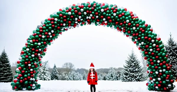 Adoptez une arche de ballon pour un noël féérique !